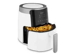 Freidora de Aire Caliente Digital MEDION MD13030 1500W - 4,7L, 8 Programas, Temporizador 60 min, Temperatura hasta 200°C - Blanco