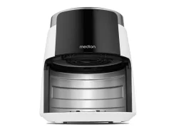 Freidora de Aire Caliente Digital MEDION MD13030 1500W - 4,7L, 8 Programas, Temporizador 60 min, Temperatura hasta 200°C - Blanco