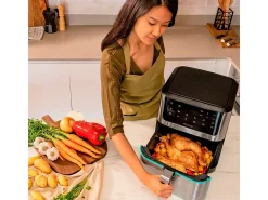 Freidora de aire Cecotec Cecofry Supreme 8000 1800W 8L 10 modos inox