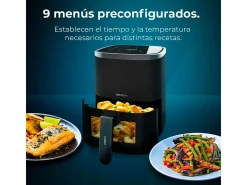 Freidora de aire Cecotec Cecofry Fantastik Window 4000 1400W 4L negro