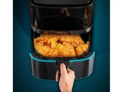 Freidora de aire Cecotec Cecofry Full InoxBlack 5500 Connected Pack 1700W 5,5L conexión WiFi inox/negro