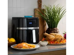 Freidora de aire Cecotec Cecofry Drip 5000 1500W 5L con spray de agua negro