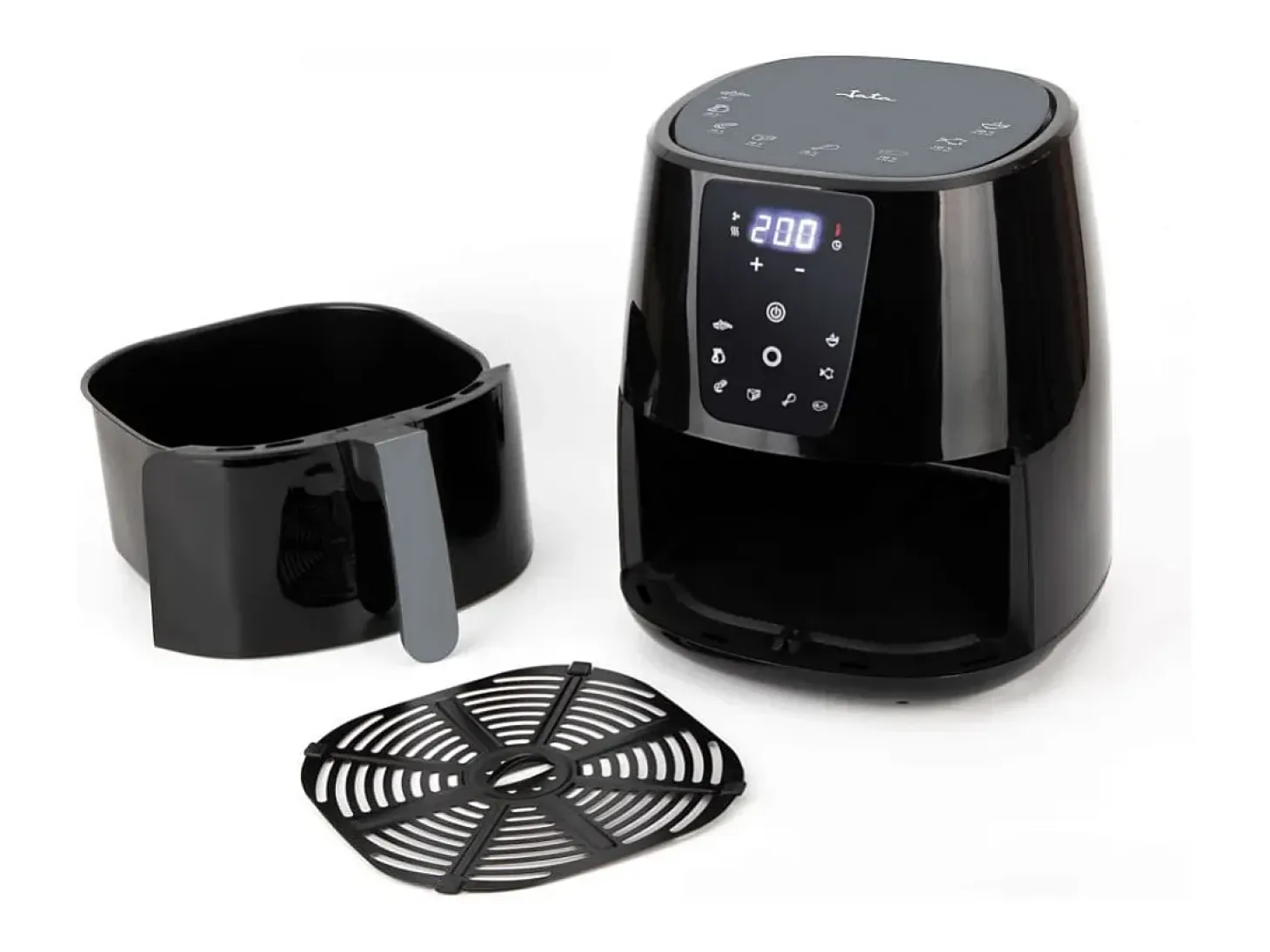 Freidora de aire Jata JEFR1225 1300W 5L 8 programas negro