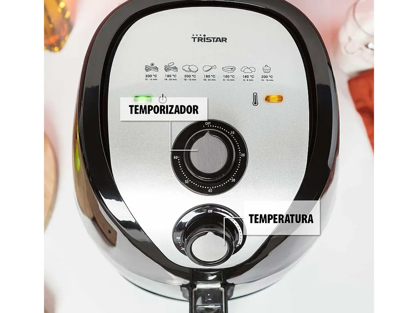 Freidora de aire Tristar FR-6994 1500W 4,5L diseño XXL negro