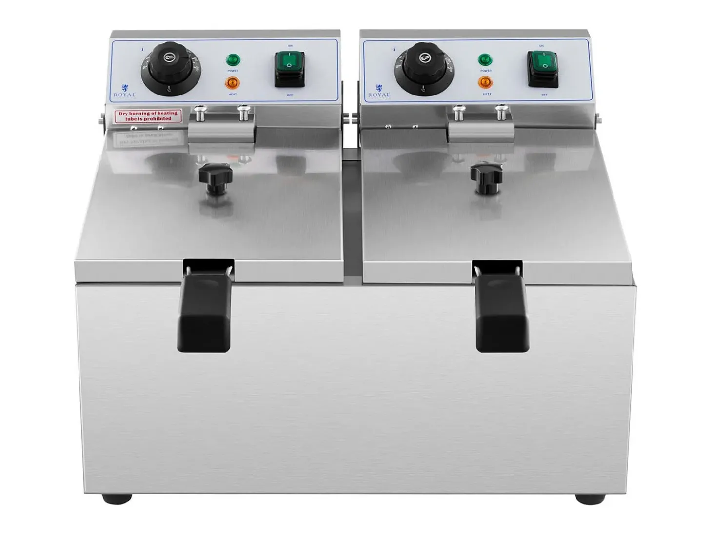 Freidora eléctrica profesional para restaurantes 2 x 8 litros 230 voltios 14_0001793