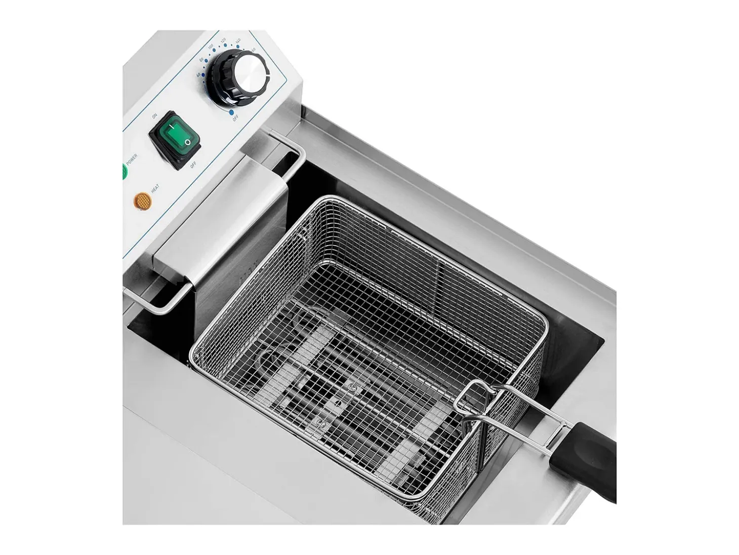 Freidora eléctrica profesional de 2 x 11 litros 230 voltios acero inoxidable 14_0003987