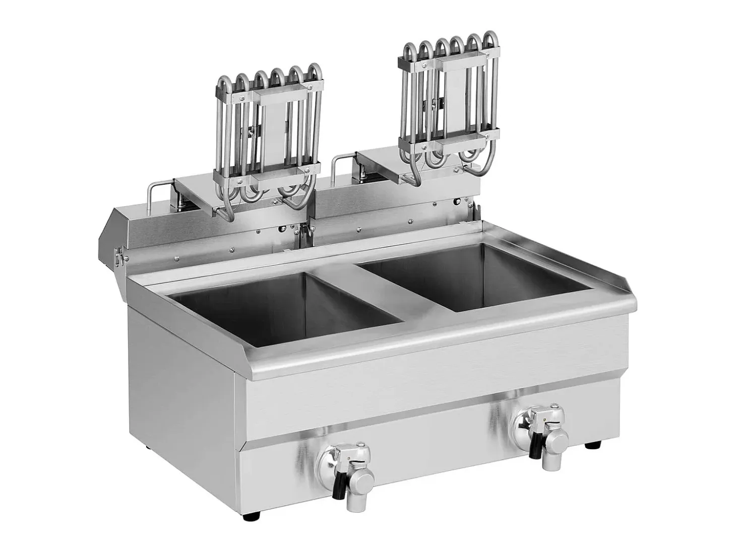 Freidora eléctrica profesional de 2 x 11 litros 230 voltios acero inoxidable 14_0003987