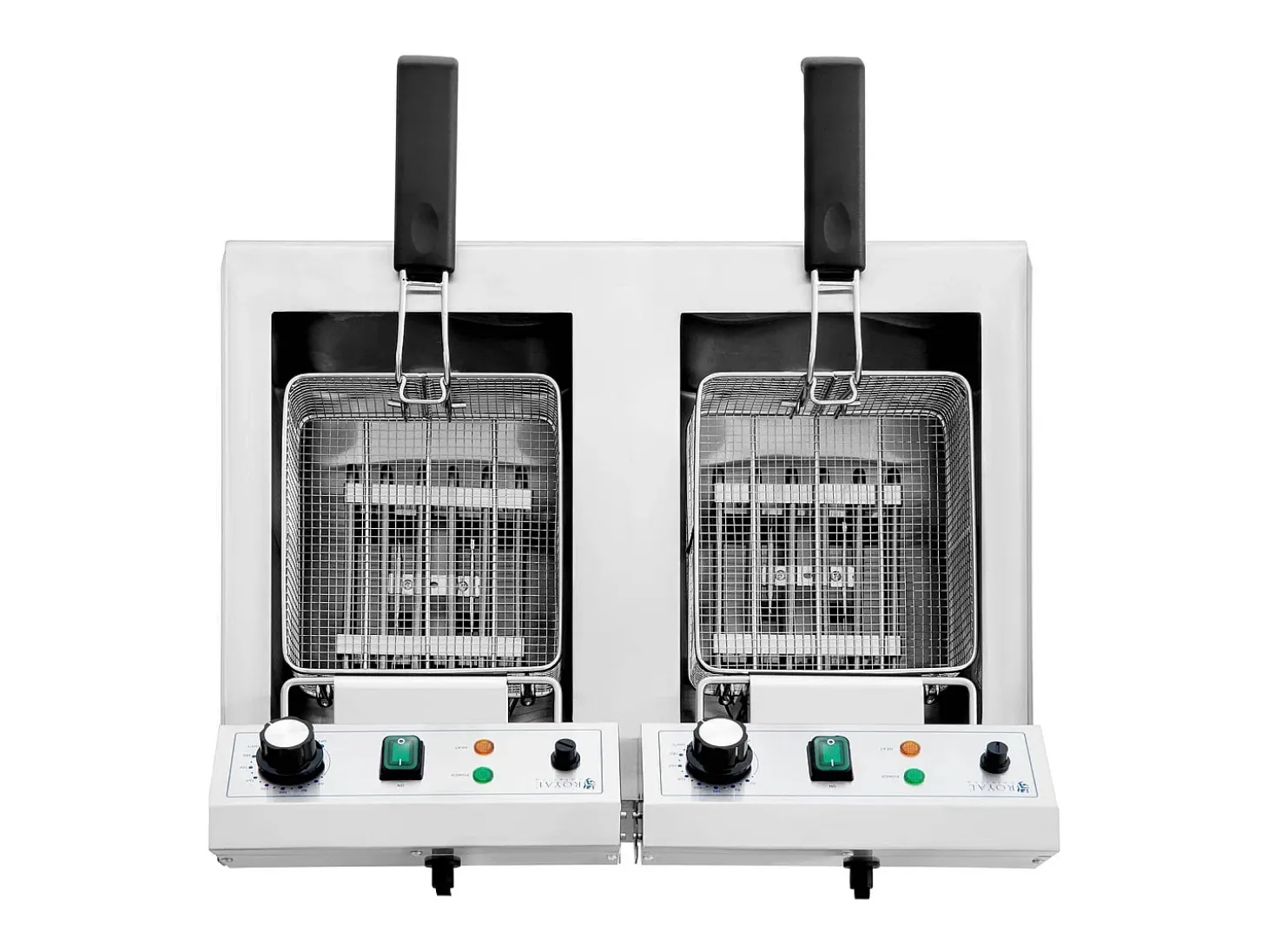 Freidora eléctrica profesional de 2 x 11 litros 230 voltios acero inoxidable 14_0003987