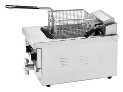Freidora SucceBuy Comercial de Mostrador 8,5 L 1750 W, Diseñada para Uso Intensivo en Establecimientos de Comida Rápida