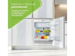 Frigorífico 1 puerta integrable Aspes ARI82600EC No Frost 121L E blanco 59,5 cm