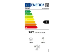 Frigorífico americano Svan SA18901ENFX No Frost 442L E inox 177 cm