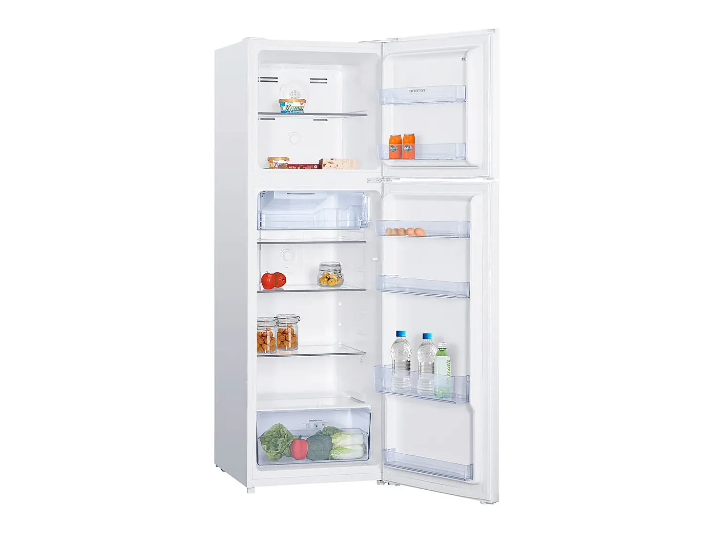 Frigorífico de 2 puertas Infiniton FG-248TD67WEN Total No Frost 247L E blanco 167 cm