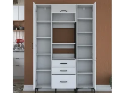 Gabinete multiusos JE118 2964 Blanco 130x198.6x40 cm