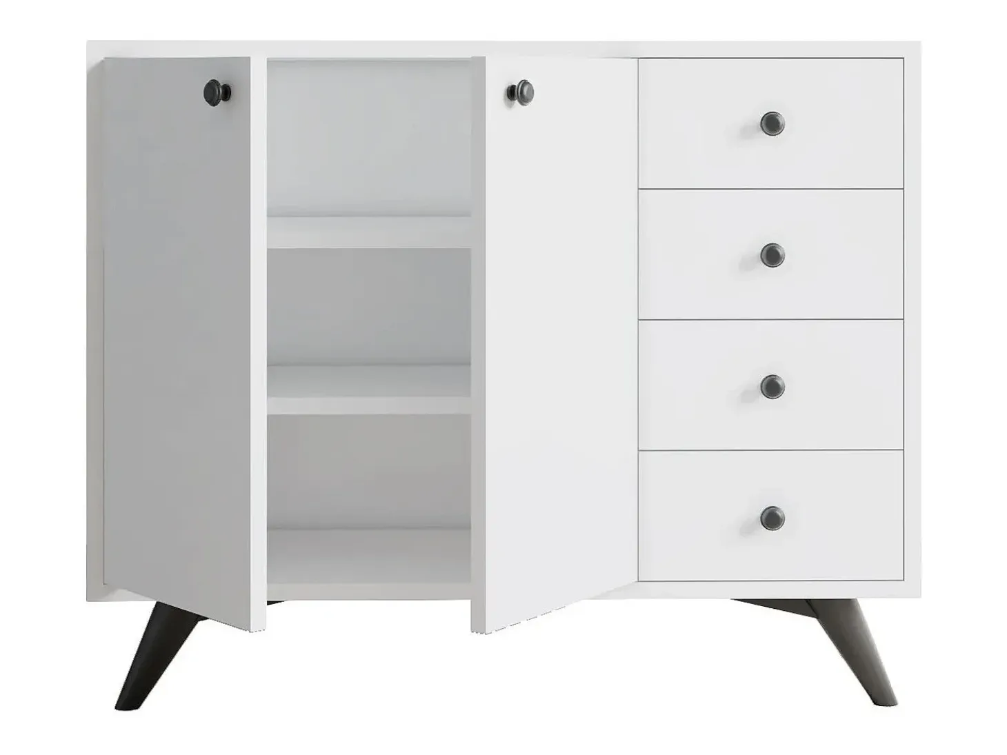 Gabinete multiusos Waga Blanco 100x82x35 cm