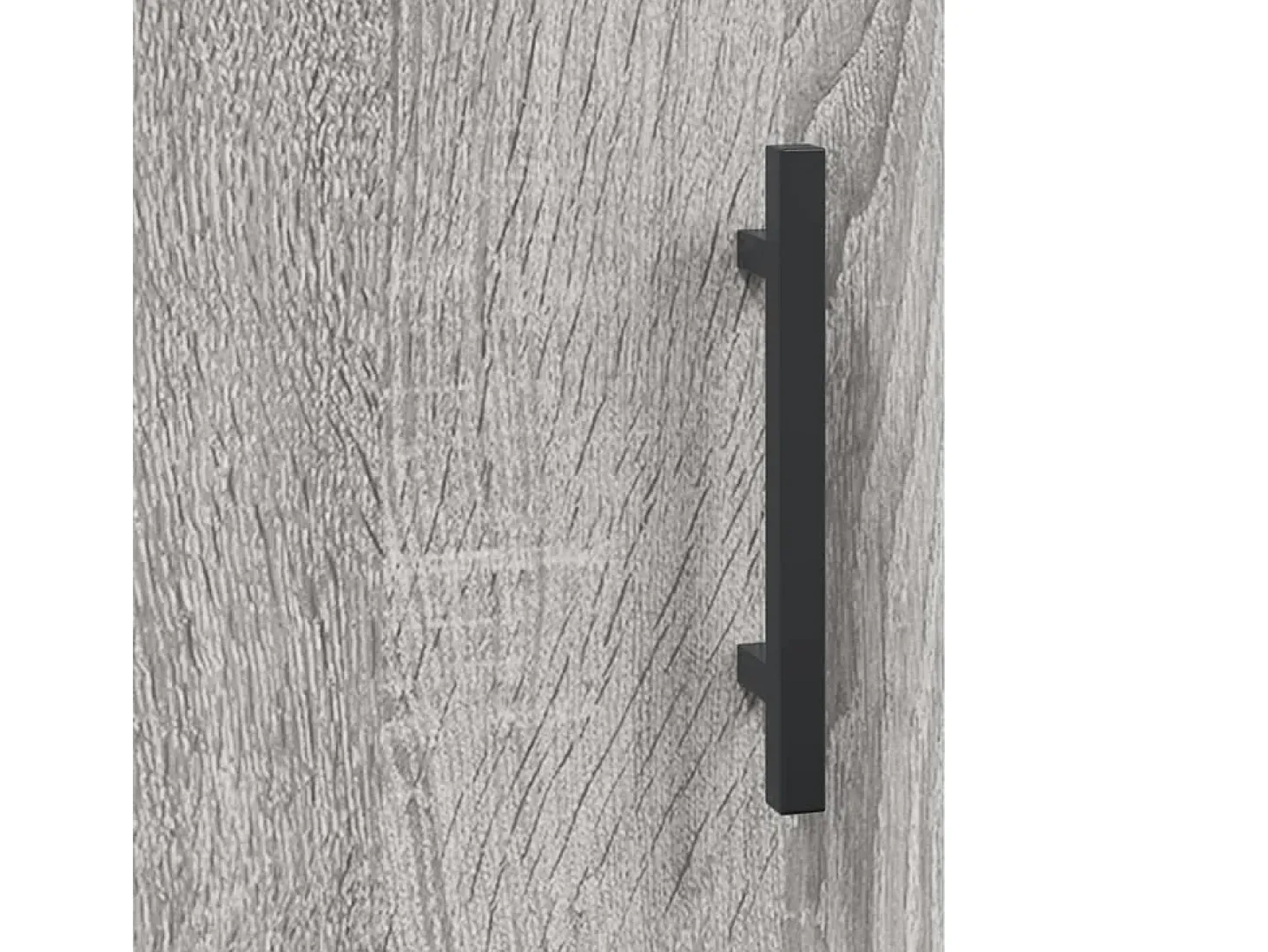 Gabinetes de pared de 2 piezas de madera de ingeniería gris Sonoma
