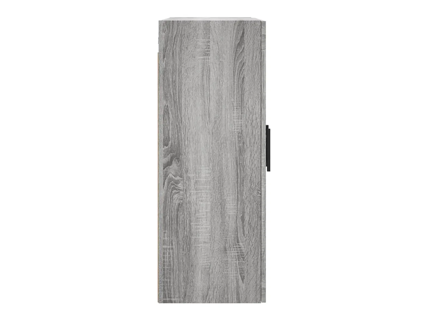 Gabinetes de pared de 2 piezas de madera de ingeniería gris Sonoma