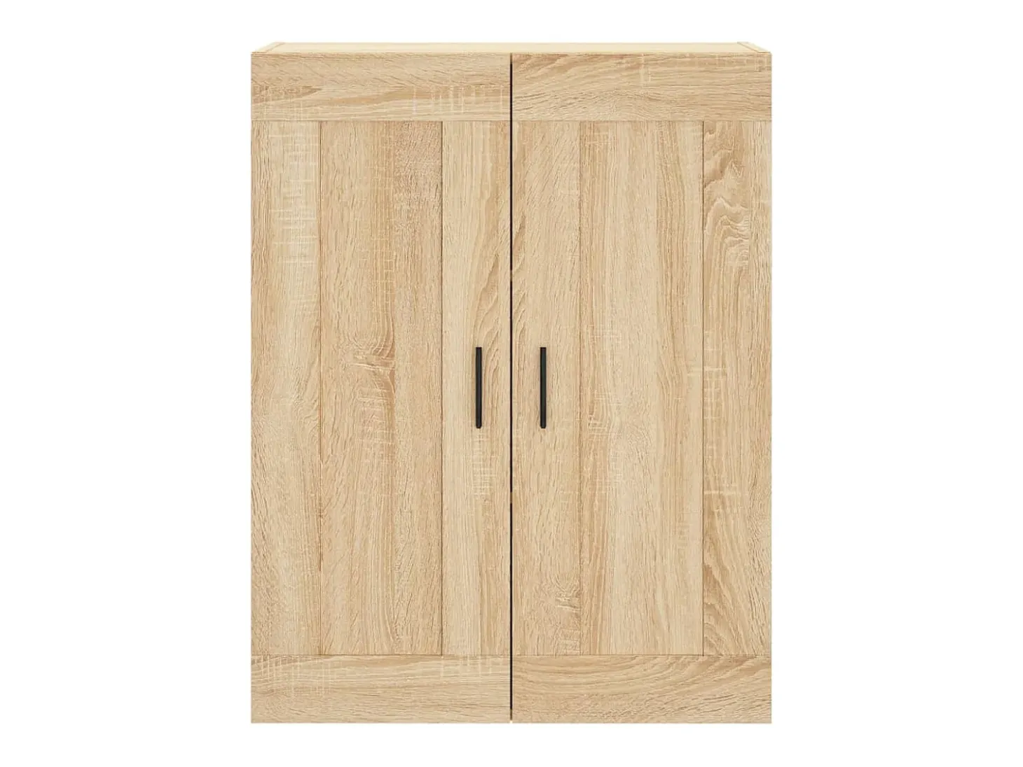 Gabinetes de pared de 2 piezas, roble Sonoma, madera de ingeniería