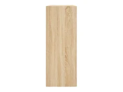 Gabinetes de pared de 2 piezas, roble Sonoma, madera de ingeniería