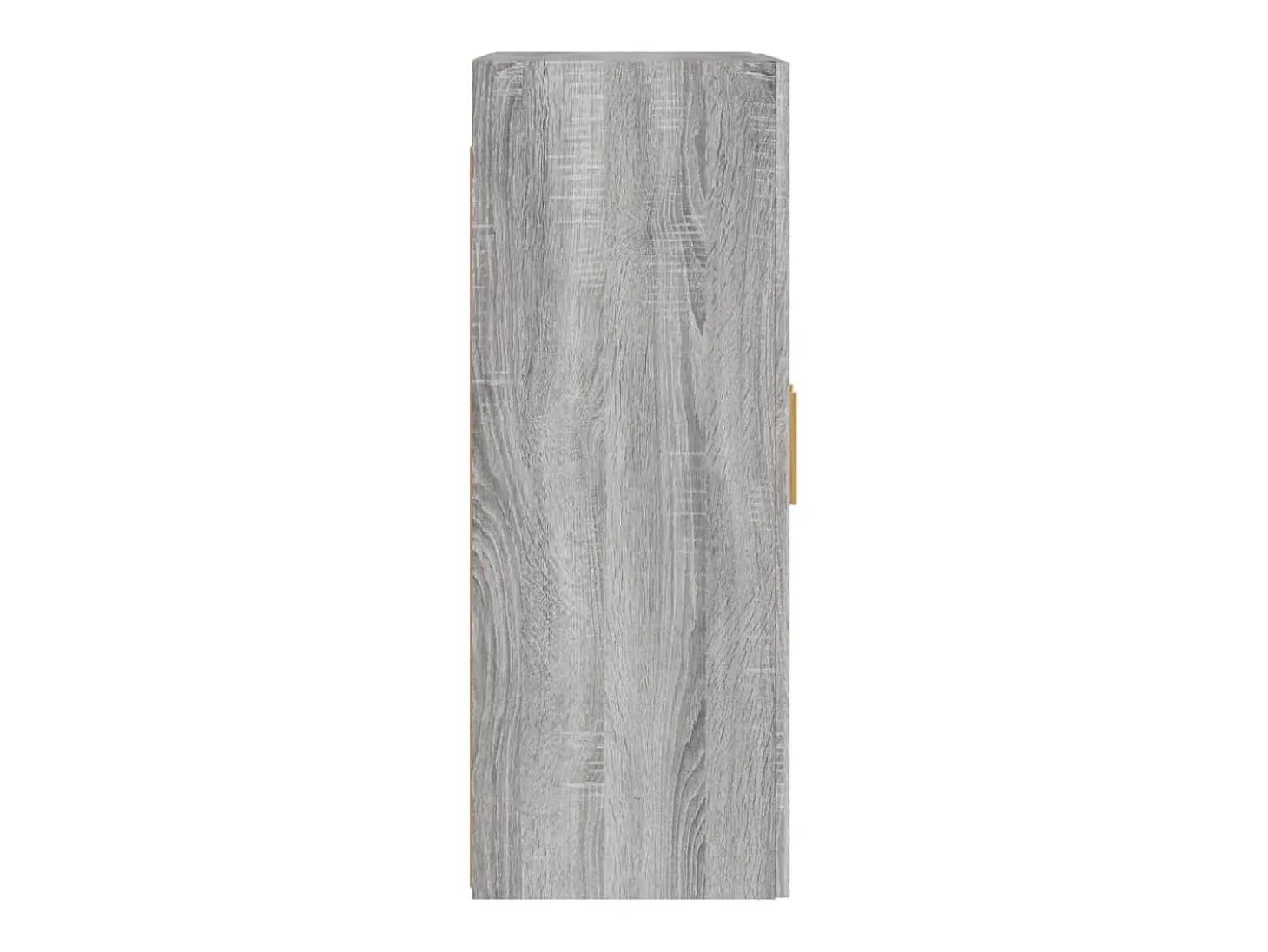 Gabinetes de pared de 2 piezas de madera de ingeniería gris Sonoma