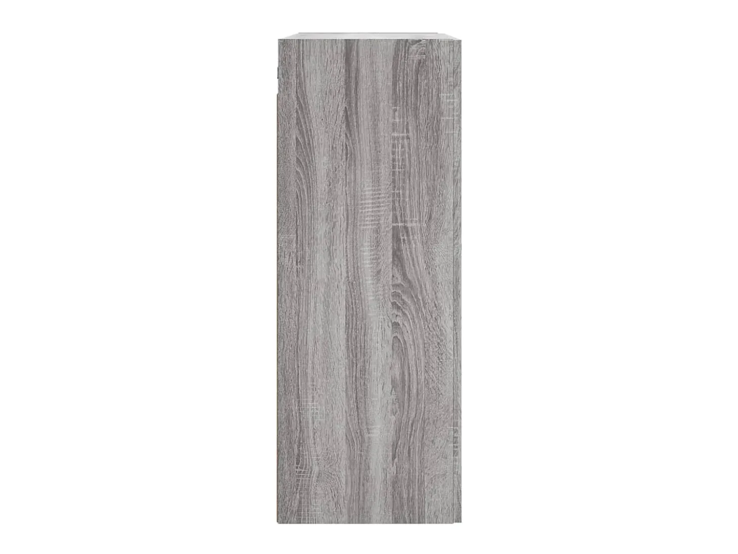 Gabinetes de pared de 2 piezas de madera de ingeniería gris Sonoma
