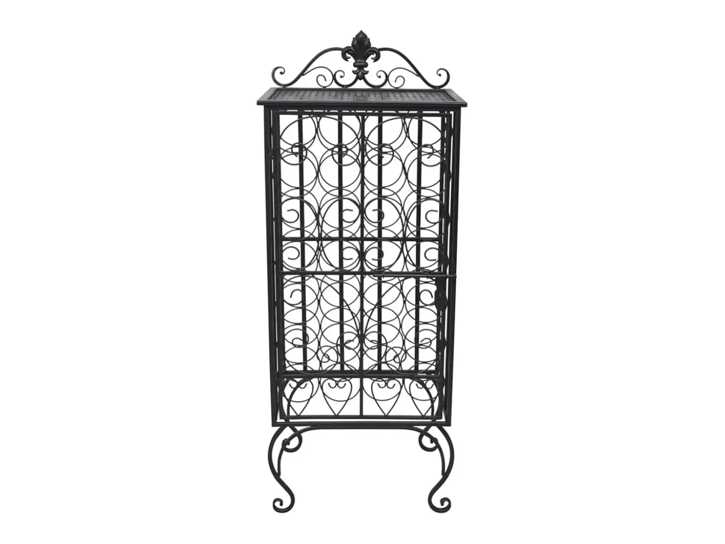 Garden Furniture - Botellero de metal para 28 botellas