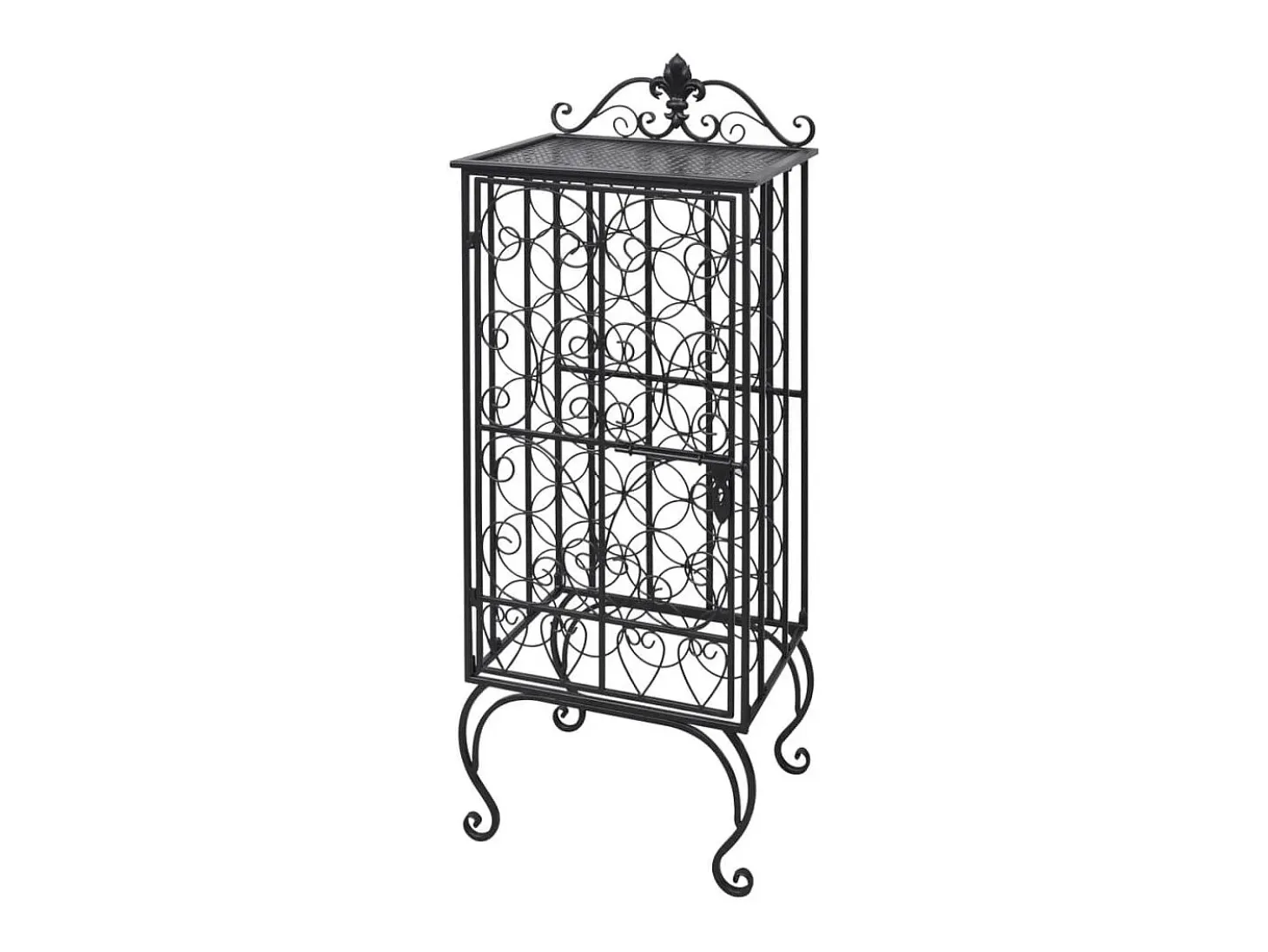Garden Furniture - Botellero de metal para 28 botellas