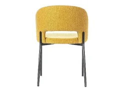 Greta - Silla de tela amarilla 2 piezas