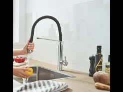 Grifo de cocina con ducha extraíble GROHE Feel Quickfix cromado