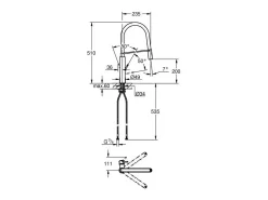 Grifo monomando para fregadero Concetto GROHE 31491000 - Cromo Brillante