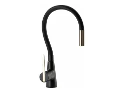 Grifo Para Cocina Rea Bateria Kuchenna Icon Black/Gold