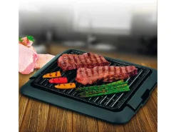 Grill eléctrico BN3673 parrilla antiadherente 1250W negro