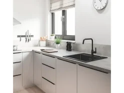 GROHE Start grifo de cocina caño alto negro mate