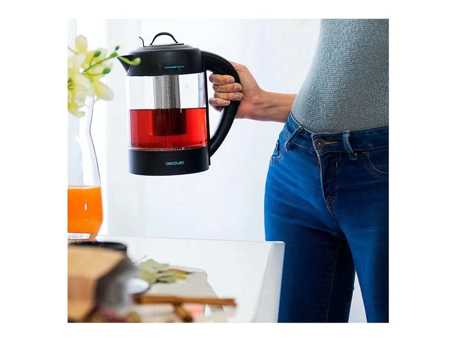 Hervidor de agua Cecotec ThermoSense 390 Clear 2200W