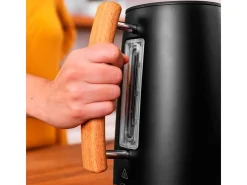Hervidor de agua eléctrico Thermosense 400 Black Woody 1,7L 3000W negro/madera