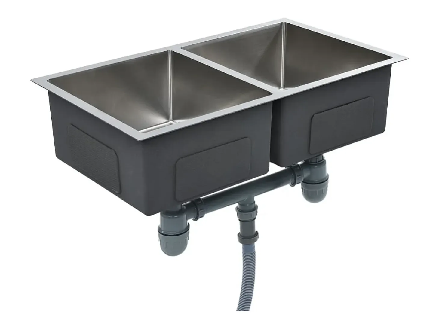Hicksville Fregadero de cocina hecho a mano acero inoxidable