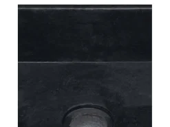 Hilmi Lavabo mármol negro 30x30x13 cm