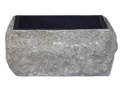 Hilmi Lavabo mármol negro 30x30x13 cm