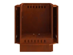 Hoguera Sin Humo Marrón 48 x 48 x 51 cm Acero autopatinable