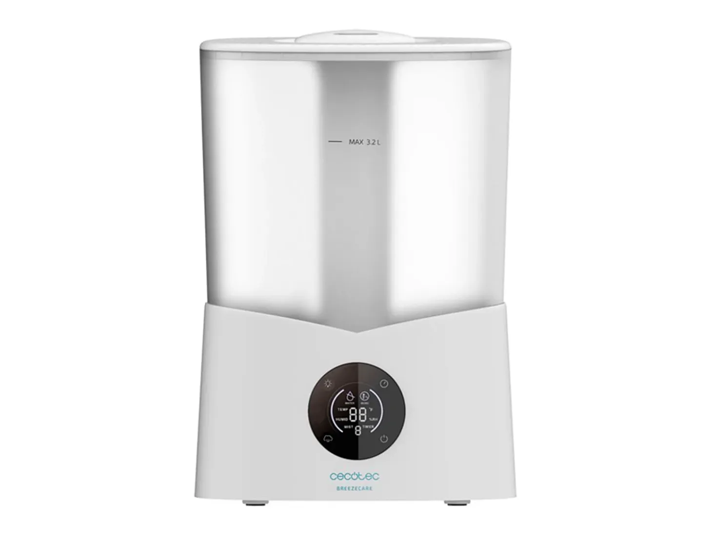 Humidificador Cecotec BreezeCare 2600 Light Smart 25W 3,2L 3 velocidades blanco