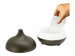 Humidificador Zen 02 Phoenix 400ml luz LED con mando a distancia negro