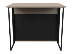 Isla Cocina Buh Auxiliar Negro/Roble Jackson 109x90x80 cm