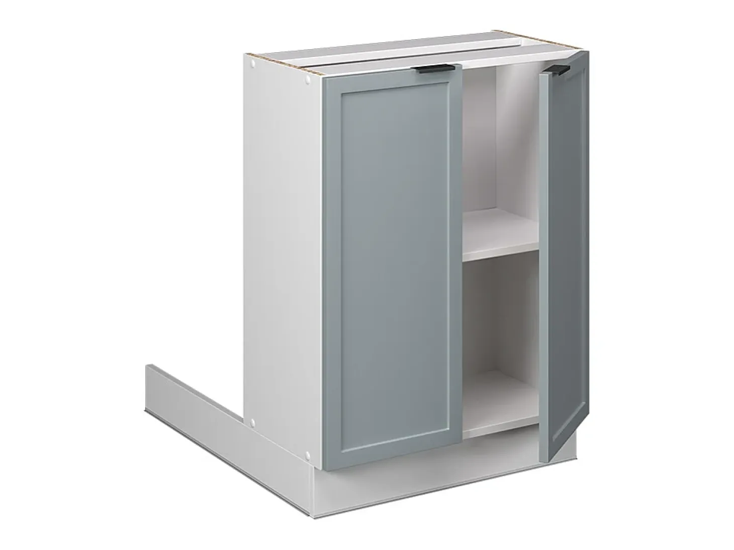 Isla de cocina azul claro-gris 60x30x82 fame-line