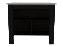 Isla de cocina Cala, tres estantes y cuatro patas , 89.99 cm X 102.99 cm X 69.97 cm , Multicolor
