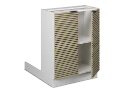 Isla de cocina panel de roble 60x30x82 fame-line