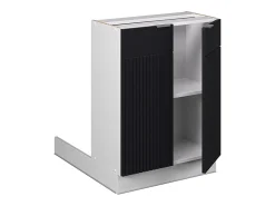 Isla de cocina rayas negras 60x30x82 fame-line