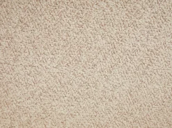Juego de 2 sillas con reposabrazos de tejido bouclé y madera de hevea - Topo y natural - VALENYO