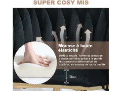 Juego de 2 Sillas con Respaldo de Concha y Bastidor Trenzado, Patas Doradas - Negro - Elegancia Bohemia