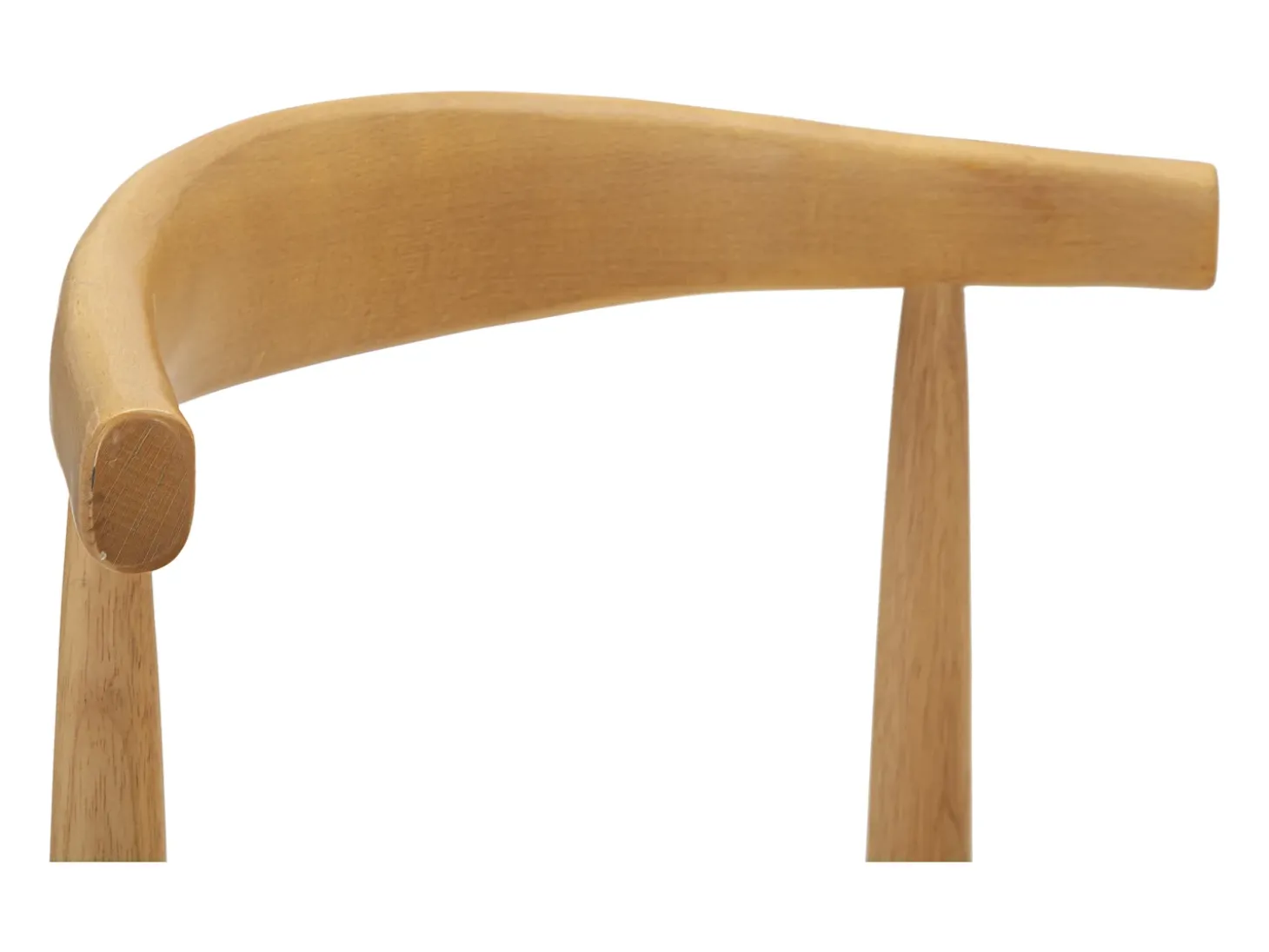 Juego de 2 sillas de cocina de madera con asiento de ratán trenzado Japan