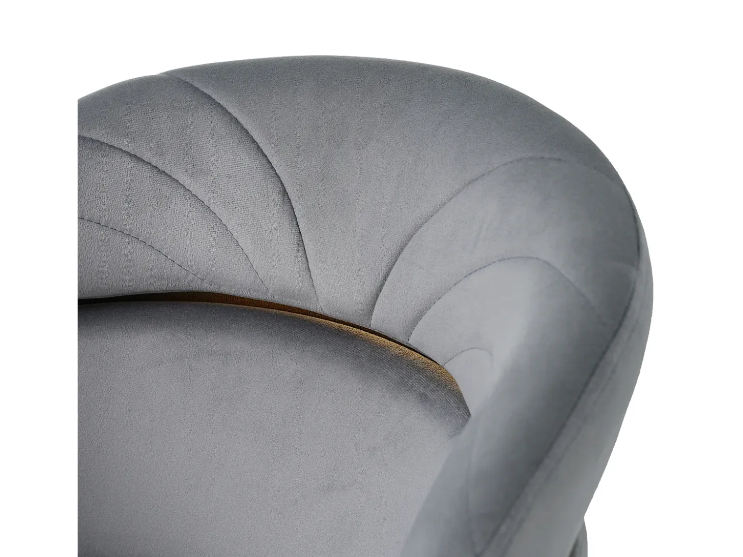 Juego de 2 sillas de comedor - terciopelo gris - silla con respaldo y patas de metal - para dormitorio y salón