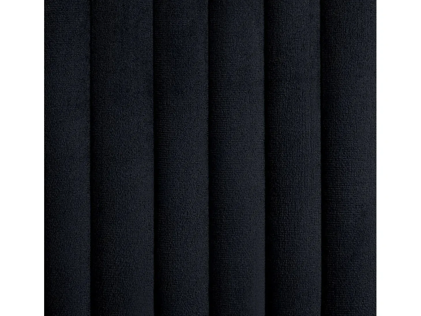 Juego de 4 sillas de comedor de terciopelo negro